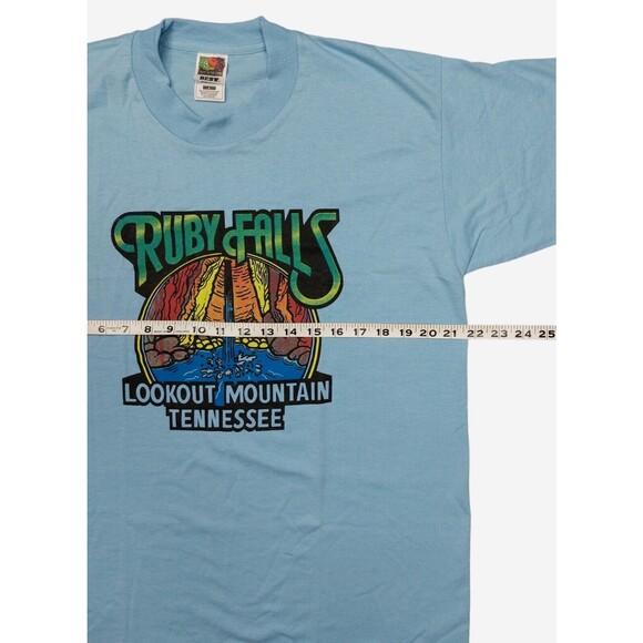 Vintage Ruby Falls Lookout Mountain Travel T Shirt Size Large - Picture 2 of 5